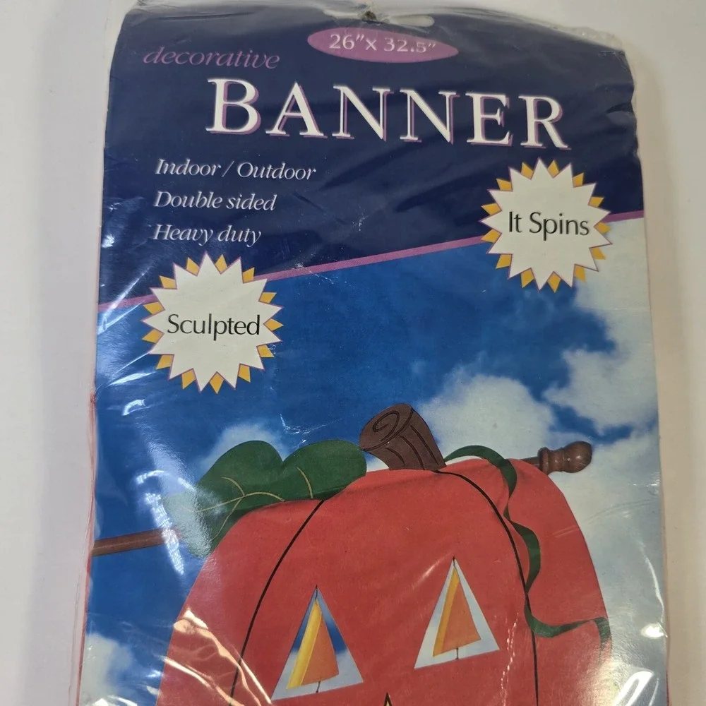 Pumpkin Banner/Flag‎ Indoor/Outdoor 26